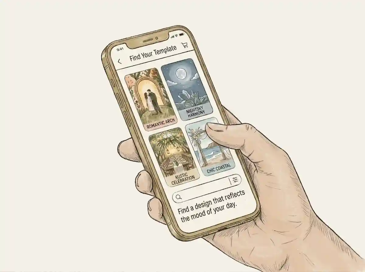 Select template